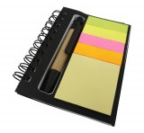 Bloco de anotaes com mini caneta e post-it